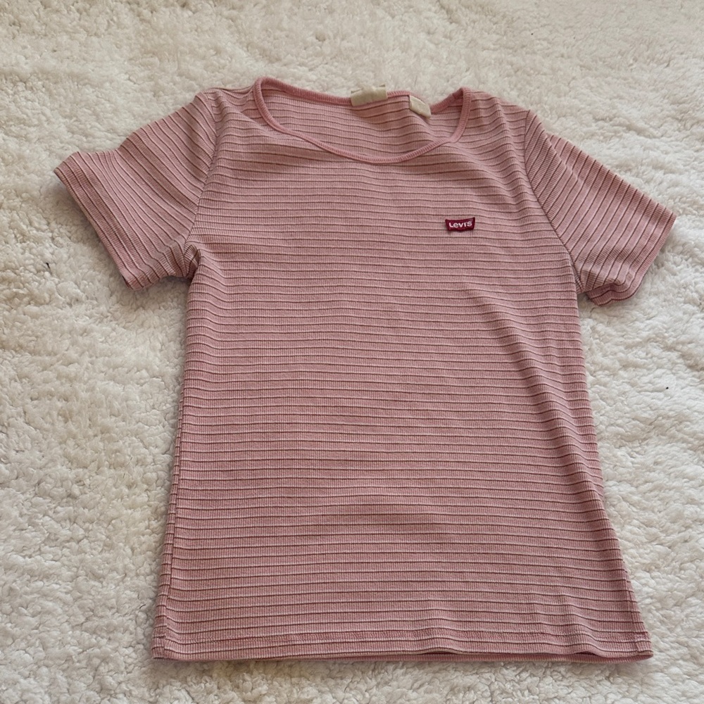 Levi's Kids Pink Textured Tee